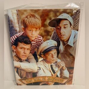 Vintage The Men Of Mayberry Tin Sign 16x12.5” New In Sealed Package 2002